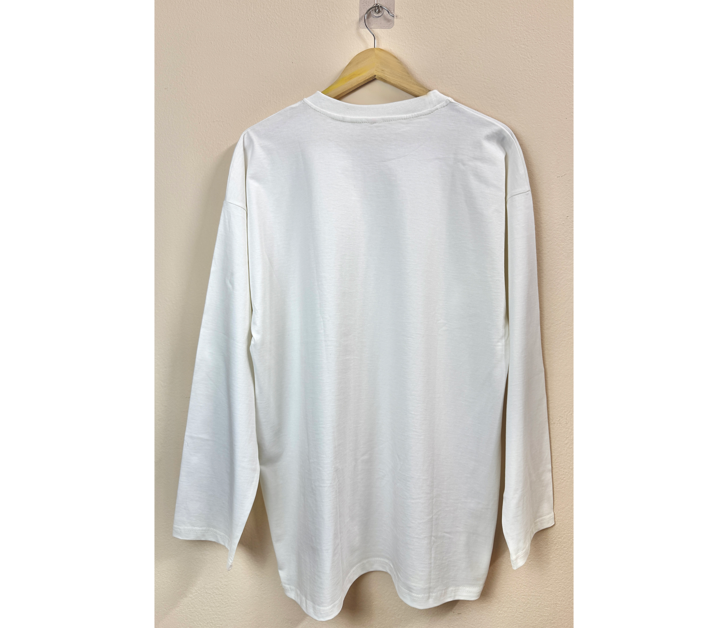 Offwhite Long Sleeve Regular Fit Tee
