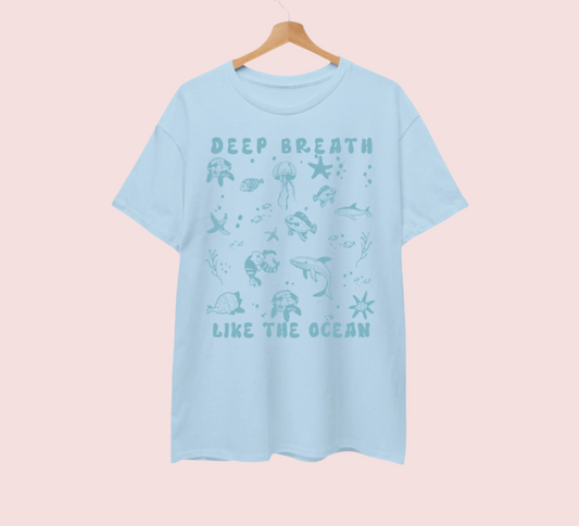 Aqua Regular fit short sleeve tee
