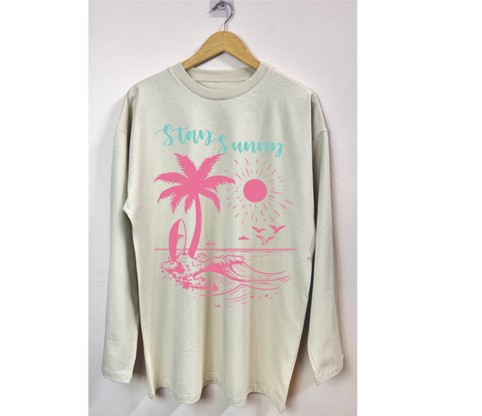 Stay Sunny Regular Fit Long Sleeve T-shirt