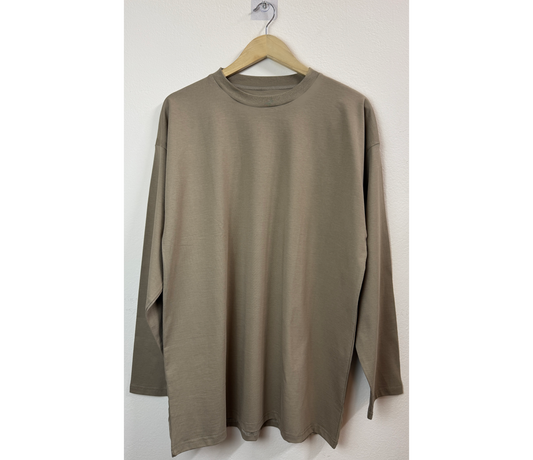 Caffee Long Sleeve Regular Fit tee